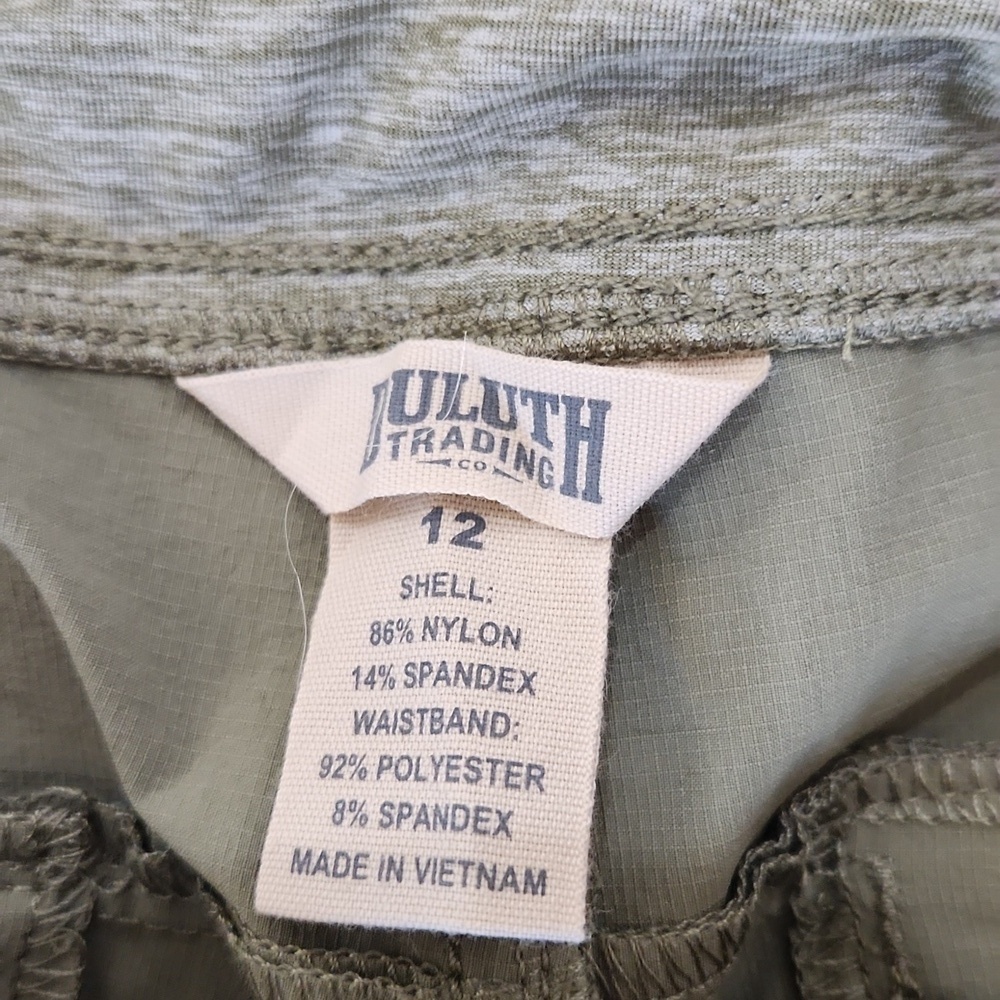 Duluth AMACHILO 10" Shorts,light Olive Womens 12 - Picture 6 of 7